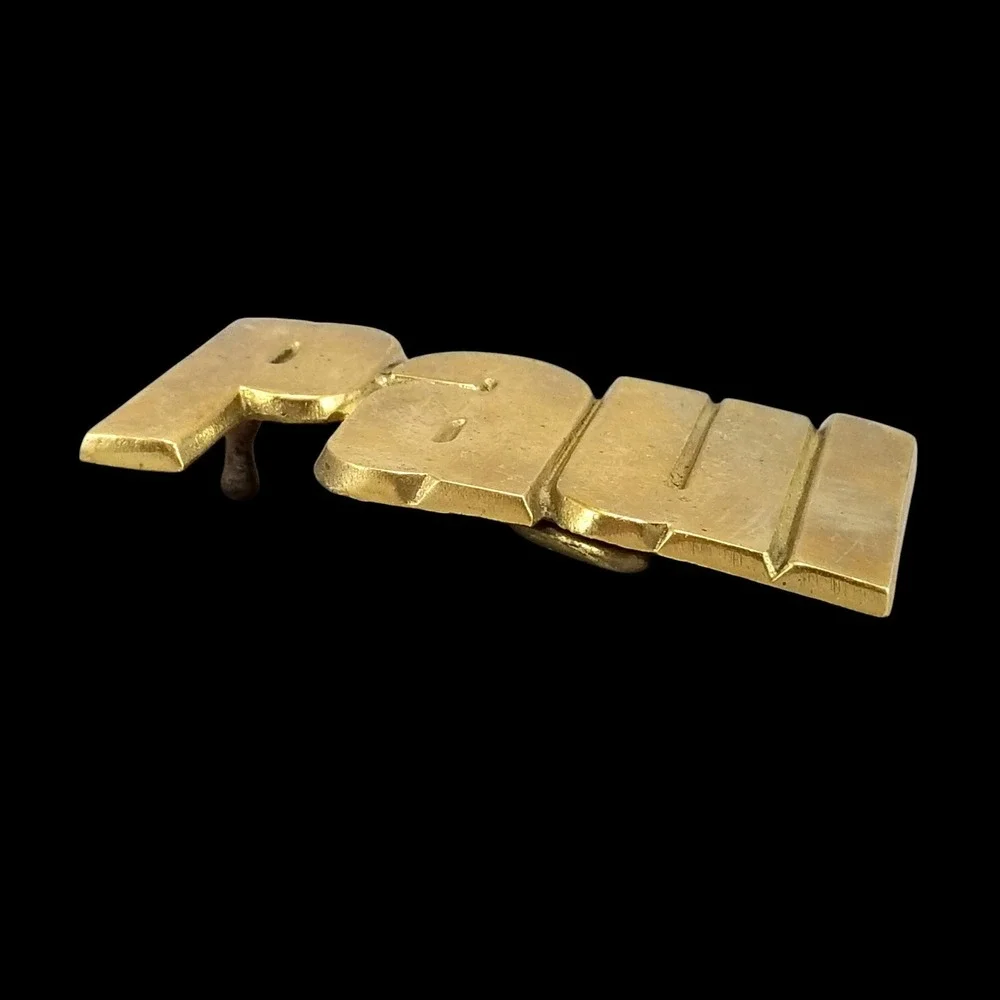 Vintage Paul Name Belt Buckle Solid Brass 1978 Baron‎ Buckle Made in Taiwan